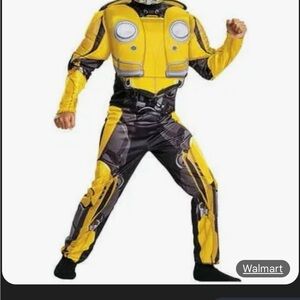 Kids Yellow and Black Robot Costume